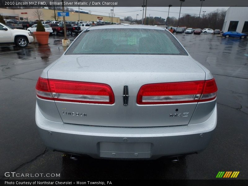 Brilliant Silver Metallic / Dark Charcoal 2010 Lincoln MKZ FWD