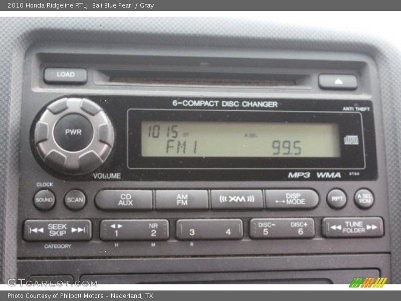 Bali Blue Pearl / Gray 2010 Honda Ridgeline RTL