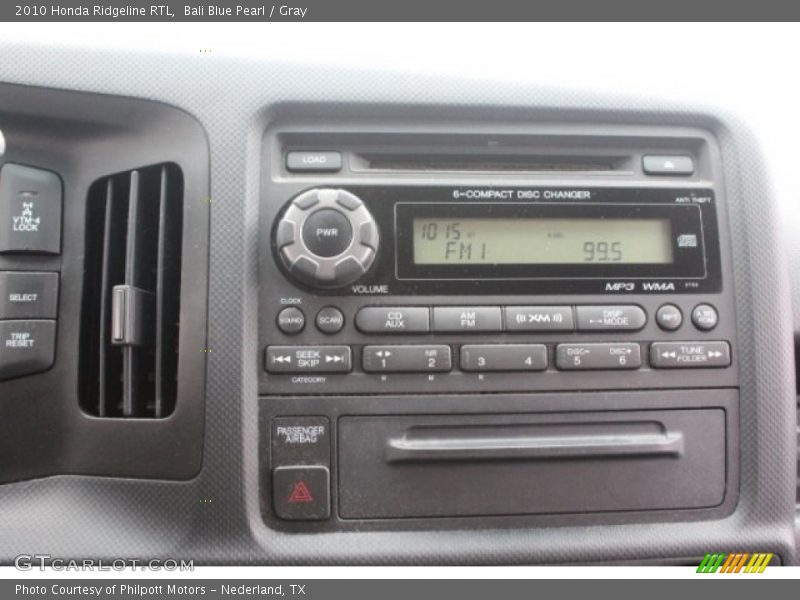 Bali Blue Pearl / Gray 2010 Honda Ridgeline RTL