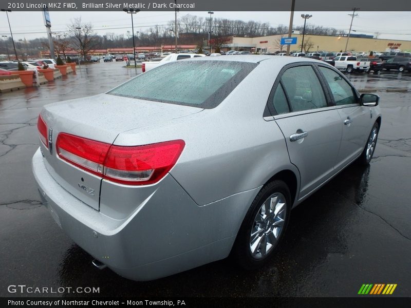 Brilliant Silver Metallic / Dark Charcoal 2010 Lincoln MKZ FWD