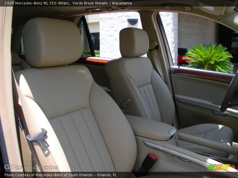 Verde Brook Metallic / Macadamia 2008 Mercedes-Benz ML 350 4Matic