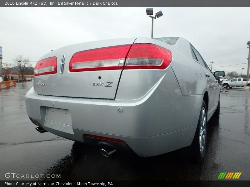 Brilliant Silver Metallic / Dark Charcoal 2010 Lincoln MKZ FWD