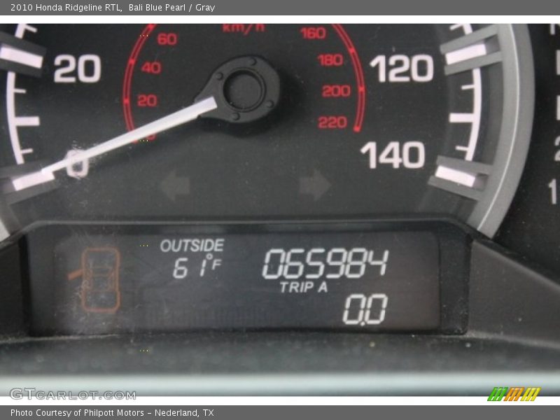 Bali Blue Pearl / Gray 2010 Honda Ridgeline RTL