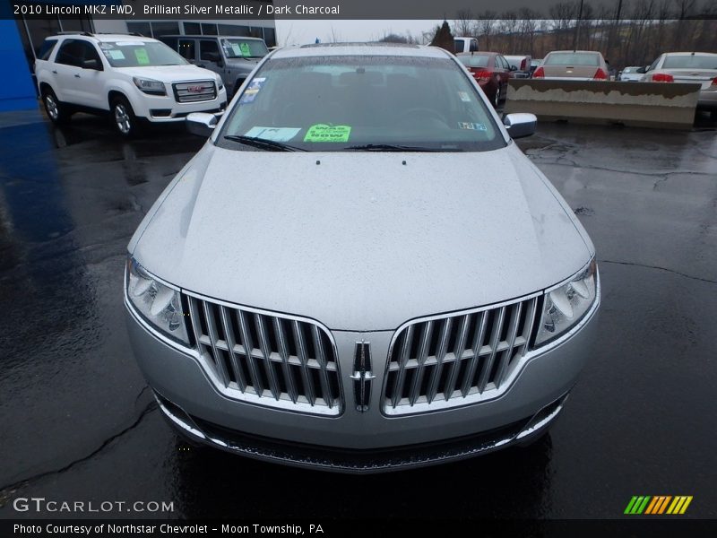 Brilliant Silver Metallic / Dark Charcoal 2010 Lincoln MKZ FWD