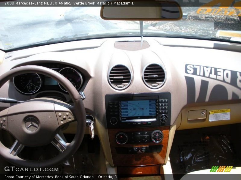 Verde Brook Metallic / Macadamia 2008 Mercedes-Benz ML 350 4Matic