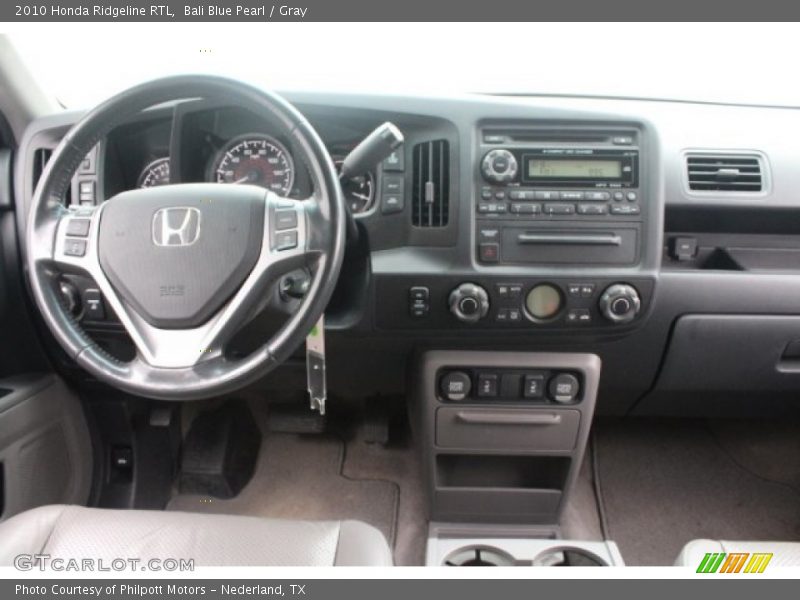 Bali Blue Pearl / Gray 2010 Honda Ridgeline RTL