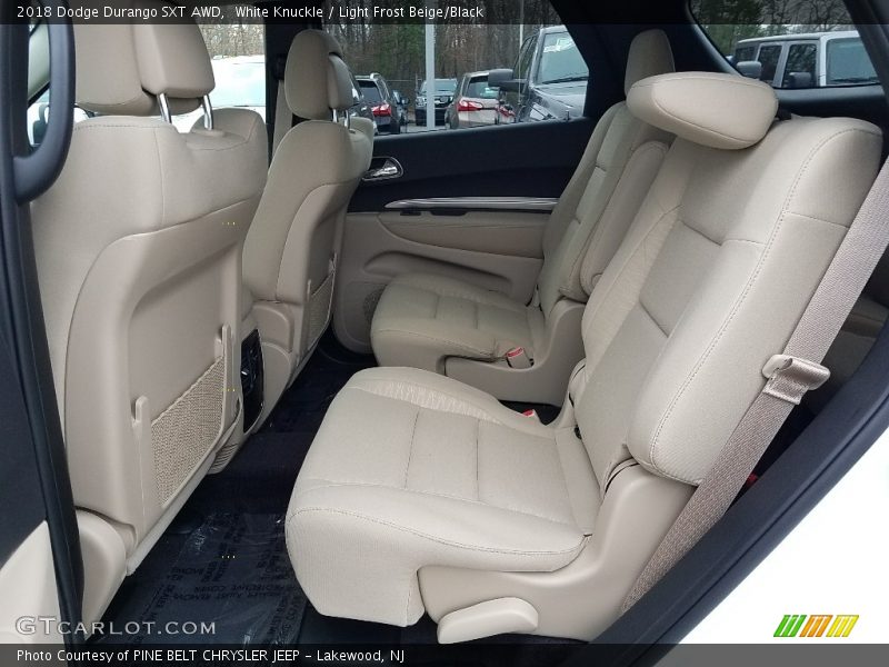 White Knuckle / Light Frost Beige/Black 2018 Dodge Durango SXT AWD