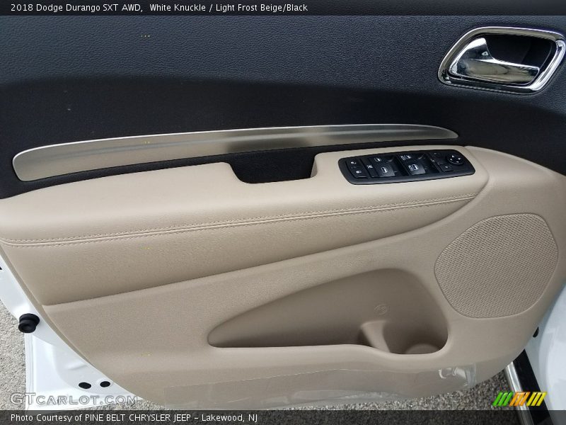 White Knuckle / Light Frost Beige/Black 2018 Dodge Durango SXT AWD