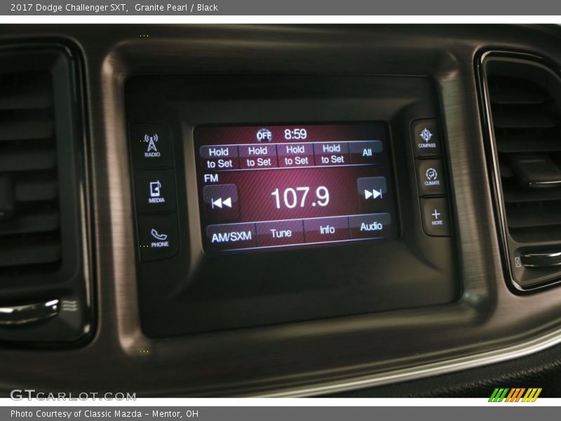 Granite Pearl / Black 2017 Dodge Challenger SXT