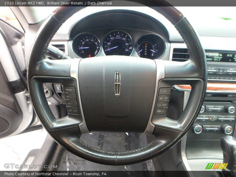 Brilliant Silver Metallic / Dark Charcoal 2010 Lincoln MKZ FWD