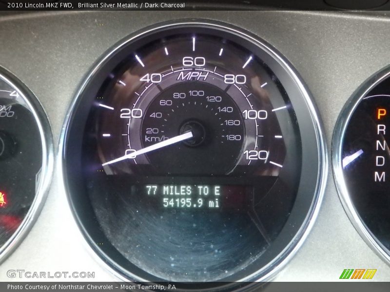 Brilliant Silver Metallic / Dark Charcoal 2010 Lincoln MKZ FWD