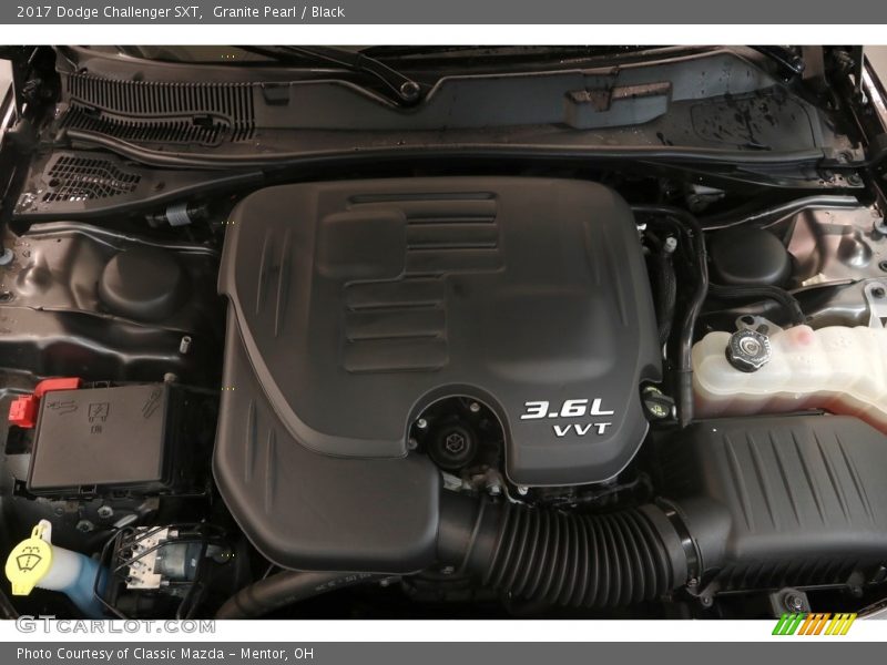 Granite Pearl / Black 2017 Dodge Challenger SXT