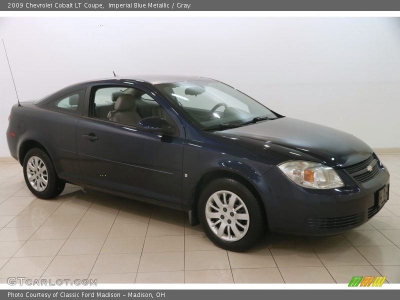 Imperial Blue Metallic / Gray 2009 Chevrolet Cobalt LT Coupe