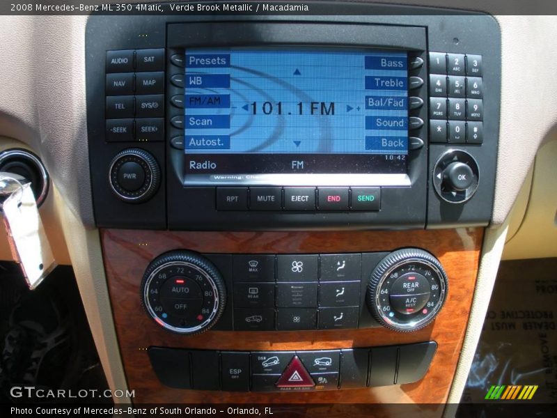 Verde Brook Metallic / Macadamia 2008 Mercedes-Benz ML 350 4Matic