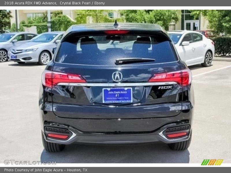 Crystal Black Pearl / Ebony 2018 Acura RDX FWD Advance