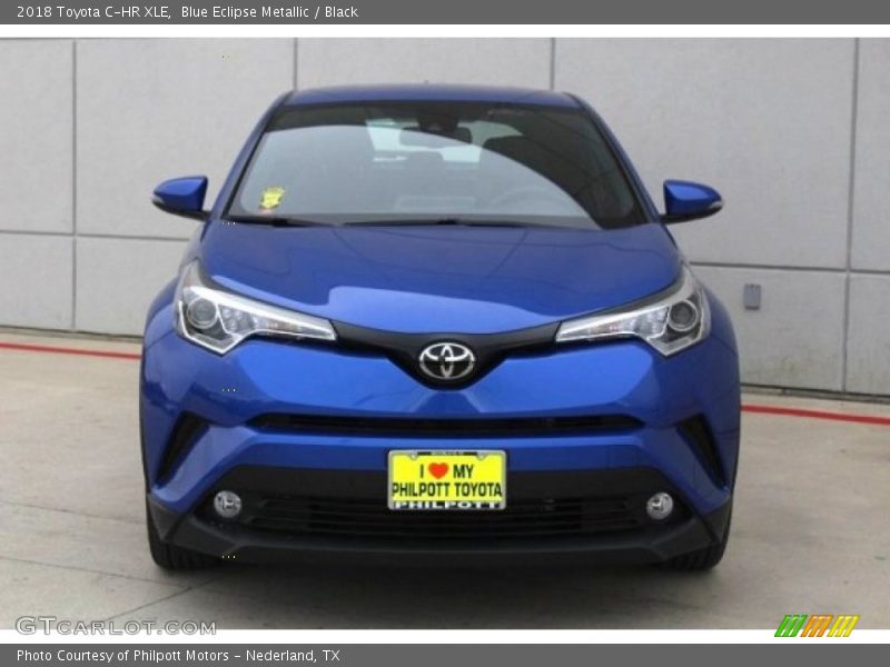 Blue Eclipse Metallic / Black 2018 Toyota C-HR XLE