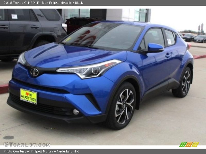 Blue Eclipse Metallic / Black 2018 Toyota C-HR XLE