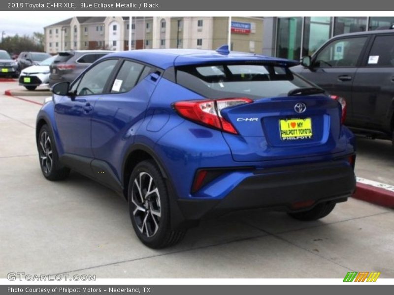 Blue Eclipse Metallic / Black 2018 Toyota C-HR XLE