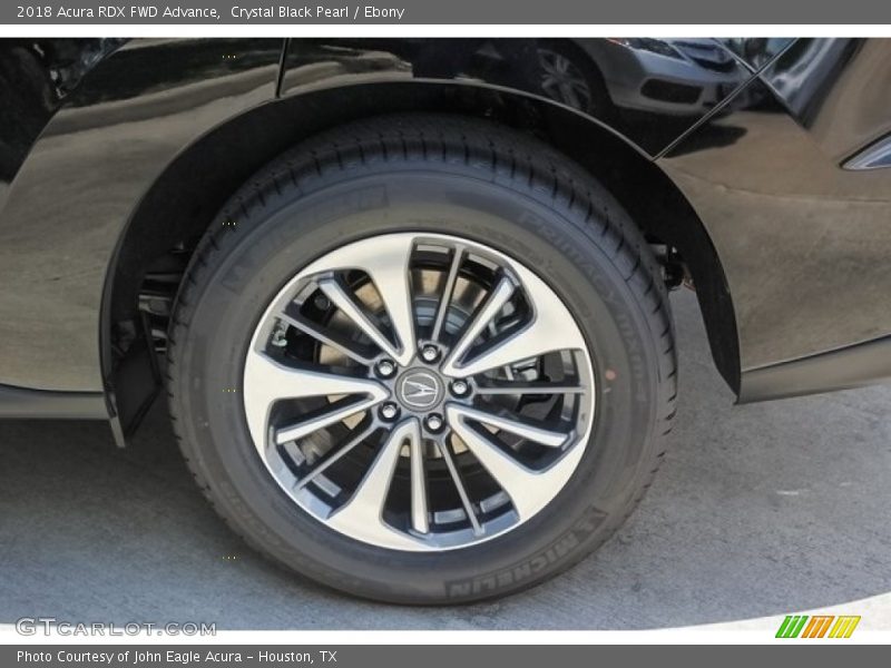 Crystal Black Pearl / Ebony 2018 Acura RDX FWD Advance