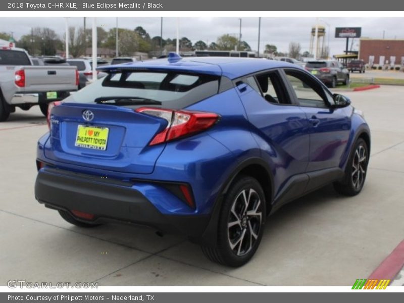 Blue Eclipse Metallic / Black 2018 Toyota C-HR XLE