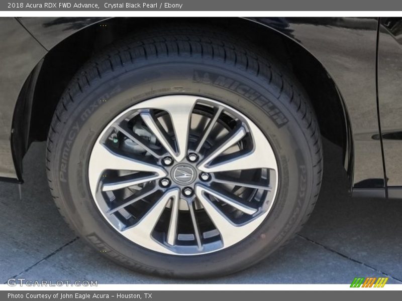 Crystal Black Pearl / Ebony 2018 Acura RDX FWD Advance
