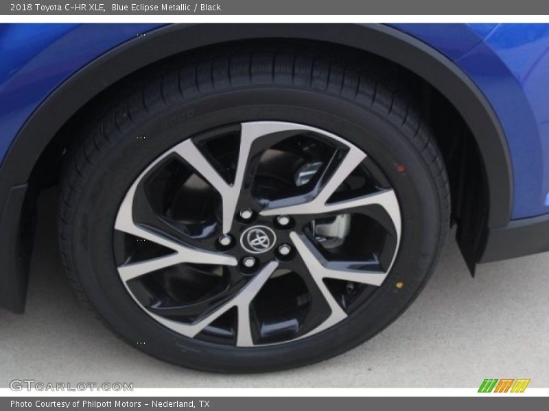 Blue Eclipse Metallic / Black 2018 Toyota C-HR XLE