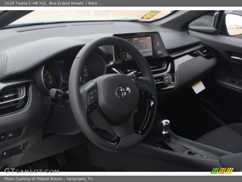 Blue Eclipse Metallic / Black 2018 Toyota C-HR XLE
