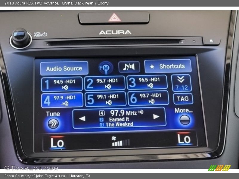 Crystal Black Pearl / Ebony 2018 Acura RDX FWD Advance