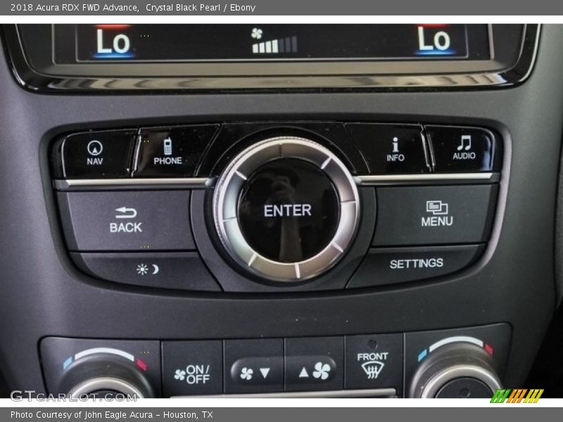 Crystal Black Pearl / Ebony 2018 Acura RDX FWD Advance