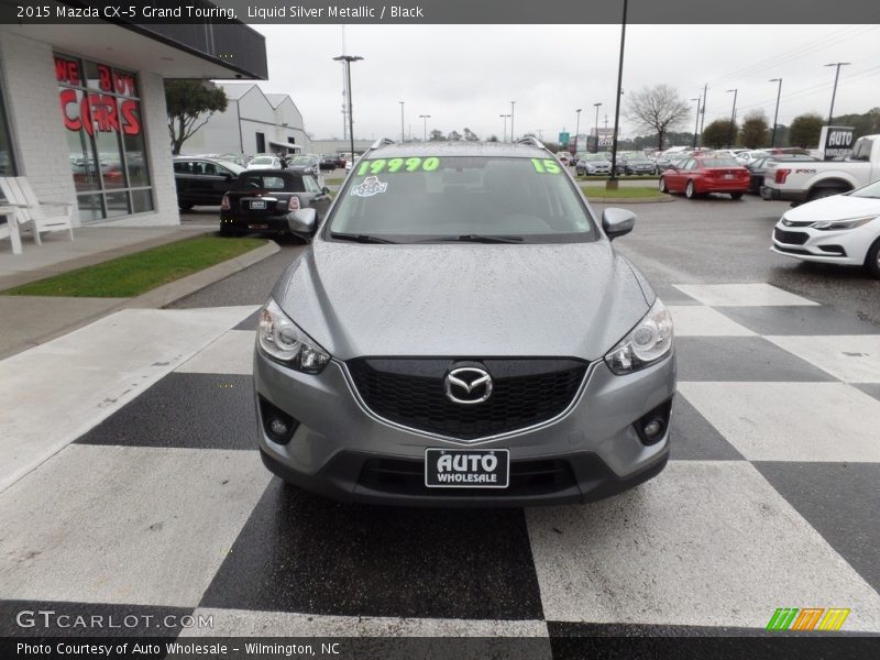 Liquid Silver Metallic / Black 2015 Mazda CX-5 Grand Touring