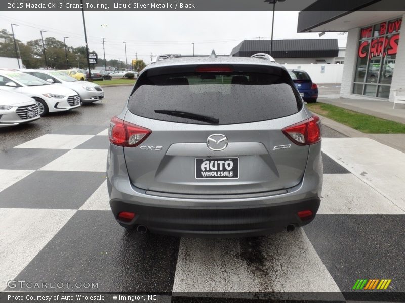 Liquid Silver Metallic / Black 2015 Mazda CX-5 Grand Touring