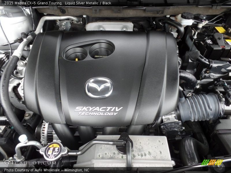 Liquid Silver Metallic / Black 2015 Mazda CX-5 Grand Touring