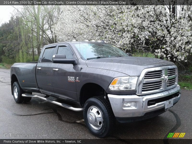 Granite Crystal Metallic / Black/Diesel Gray 2014 Ram 3500 SLT Crew Cab 4x4 Dually