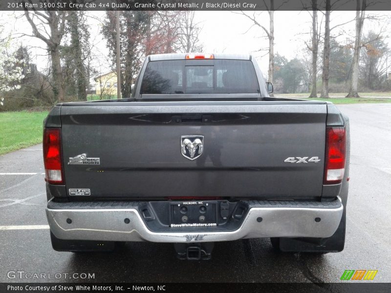 Granite Crystal Metallic / Black/Diesel Gray 2014 Ram 3500 SLT Crew Cab 4x4 Dually