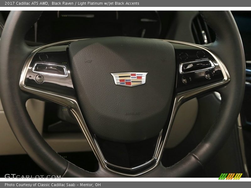 Black Raven / Light Platinum w/Jet Black Accents 2017 Cadillac ATS AWD