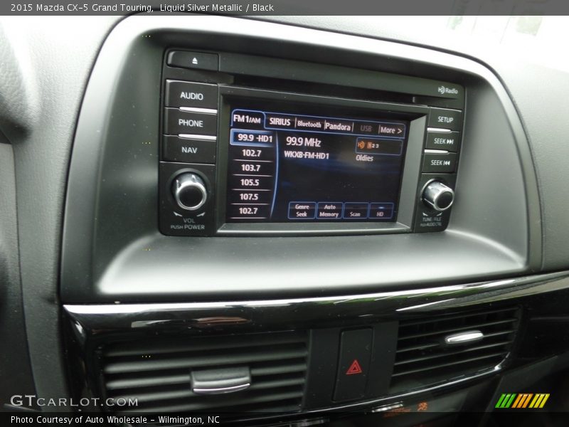 Liquid Silver Metallic / Black 2015 Mazda CX-5 Grand Touring