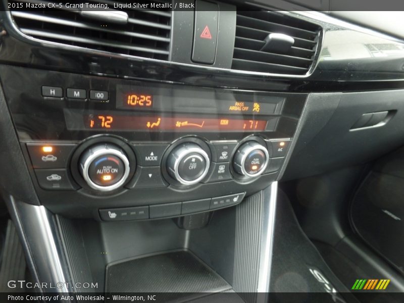 Liquid Silver Metallic / Black 2015 Mazda CX-5 Grand Touring