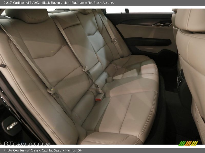 Black Raven / Light Platinum w/Jet Black Accents 2017 Cadillac ATS AWD