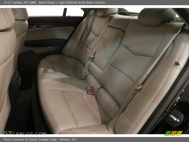 Black Raven / Light Platinum w/Jet Black Accents 2017 Cadillac ATS AWD