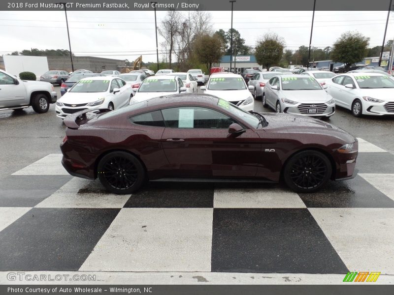 Royal Crimson / Ebony 2018 Ford Mustang GT Premium Fastback