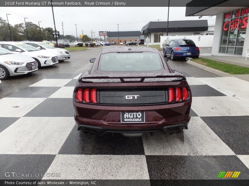 Royal Crimson / Ebony 2018 Ford Mustang GT Premium Fastback