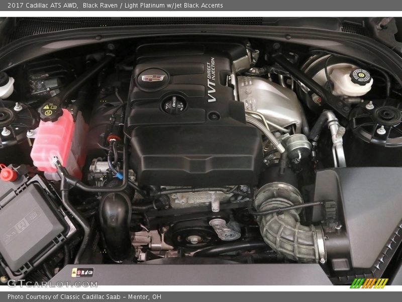Black Raven / Light Platinum w/Jet Black Accents 2017 Cadillac ATS AWD