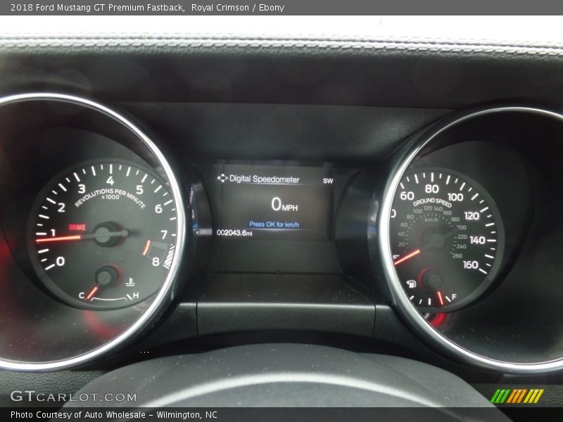 Royal Crimson / Ebony 2018 Ford Mustang GT Premium Fastback
