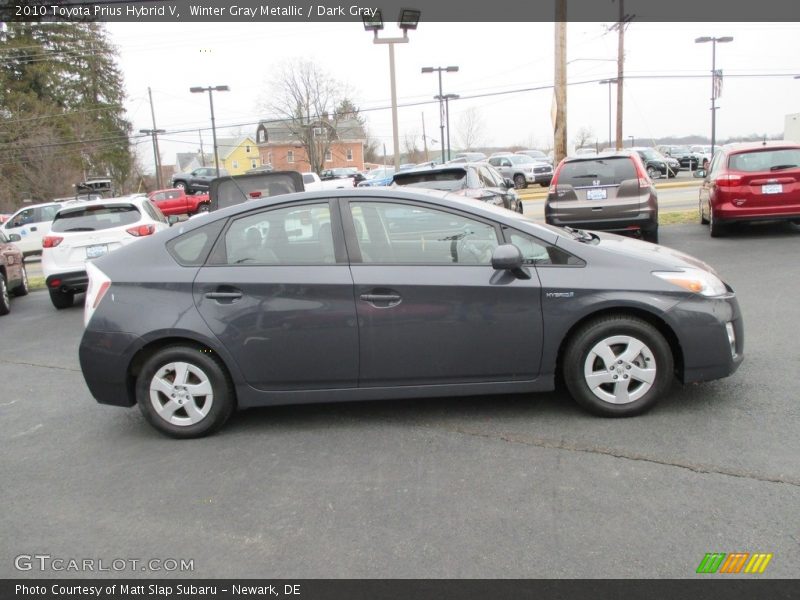 Winter Gray Metallic / Dark Gray 2010 Toyota Prius Hybrid V