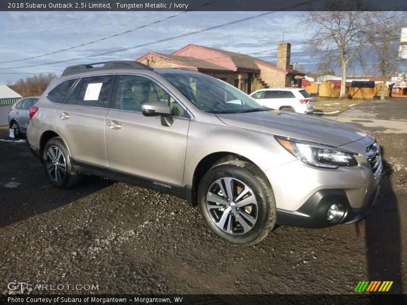 Tungsten Metallic / Ivory 2018 Subaru Outback 2.5i Limited