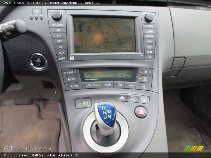 Winter Gray Metallic / Dark Gray 2010 Toyota Prius Hybrid V