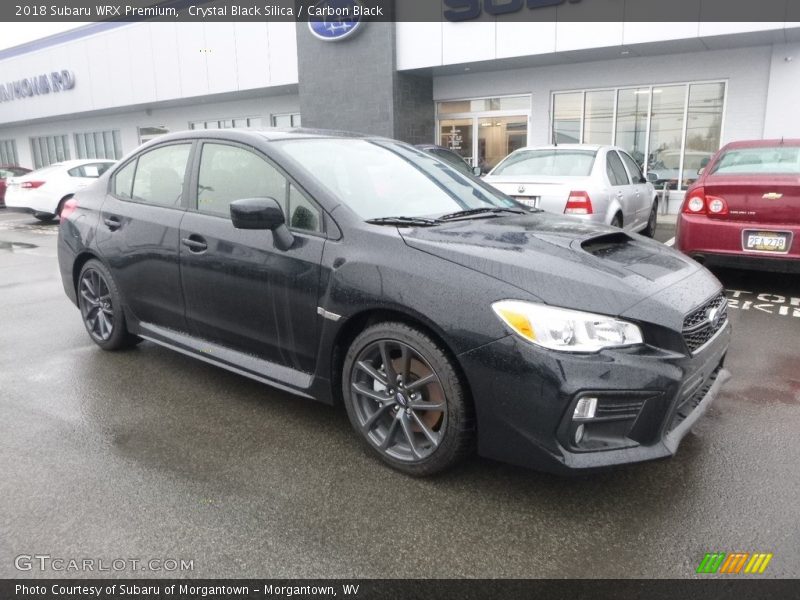 Crystal Black Silica / Carbon Black 2018 Subaru WRX Premium