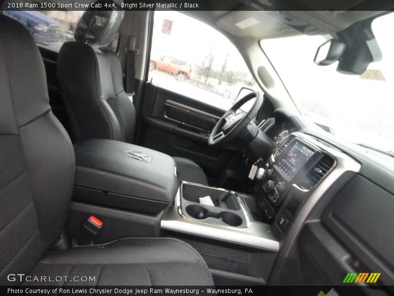 Bright Silver Metallic / Black 2018 Ram 1500 Sport Crew Cab 4x4