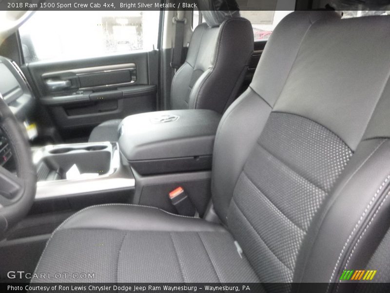 Bright Silver Metallic / Black 2018 Ram 1500 Sport Crew Cab 4x4