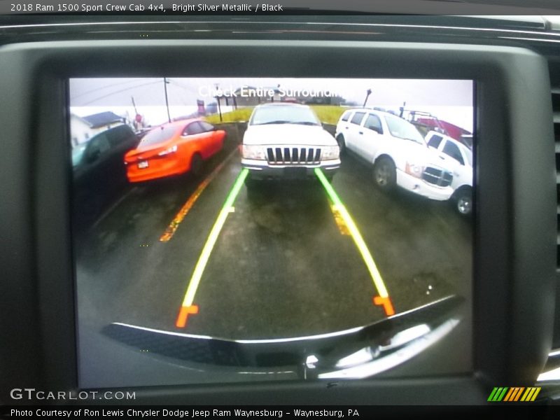 Bright Silver Metallic / Black 2018 Ram 1500 Sport Crew Cab 4x4